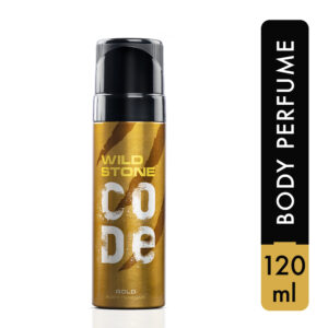 Wild Stone - Code Gold No Gas Body Perfume For Men, Long Lasting Strong Masculine Aroma Fragrance - 120ml