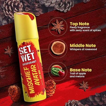 SET WET - Deodorant Spray Perfume Mischief Avatar for men - 150ml - Image 3