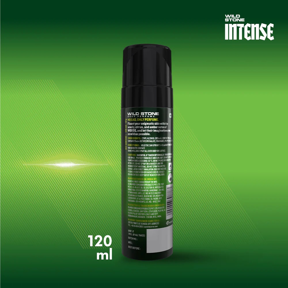 Wild Stone – Intense Woods Body Spray For Men – 120ml