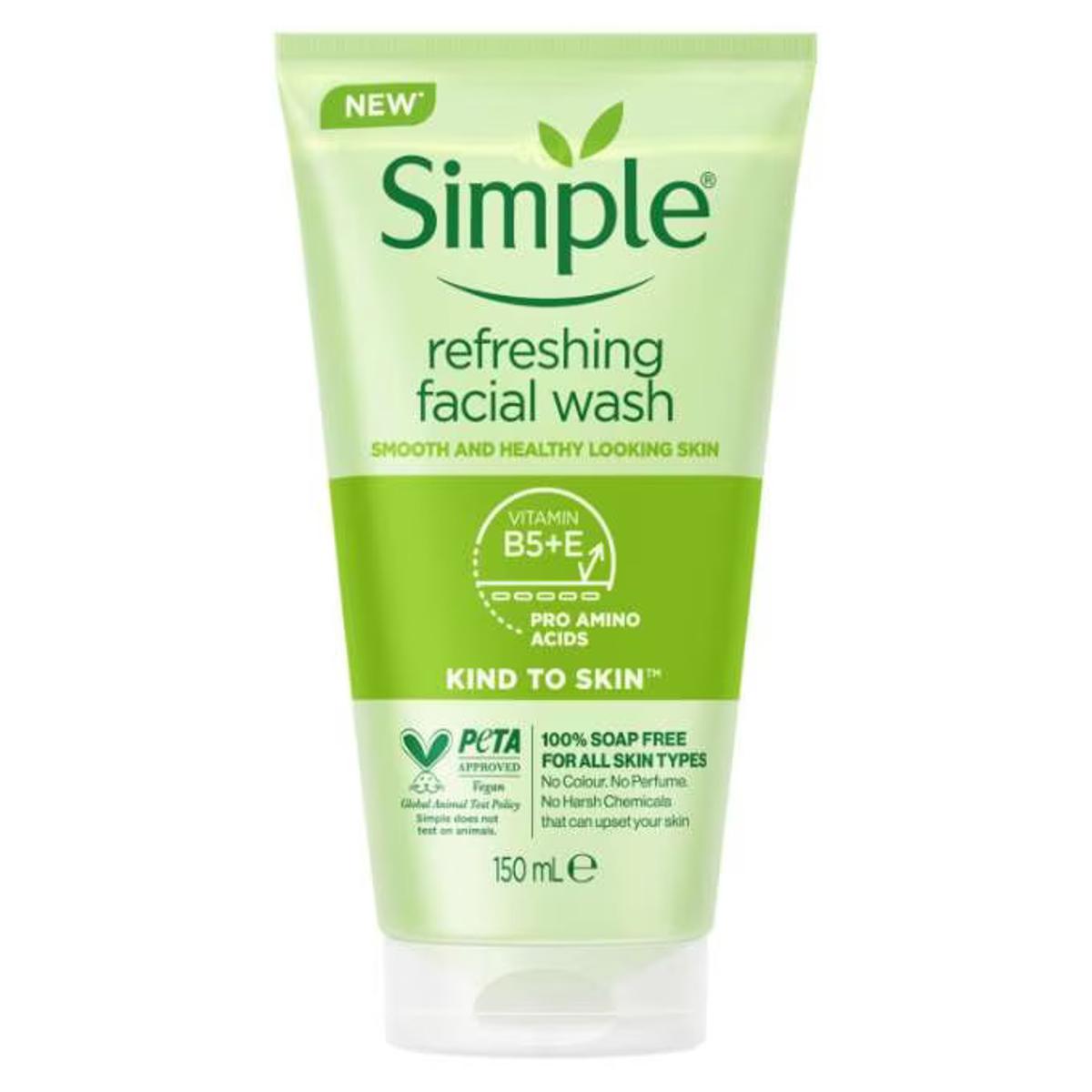 Simple Refreshing Facial Gel Wash – 150ml