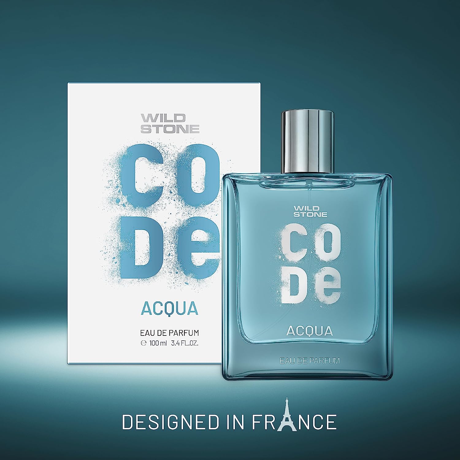 Wild Stone - CODE ACQUA Long Lasting Perfume for Men, Eau de Parfum - 100 ml - Image 5