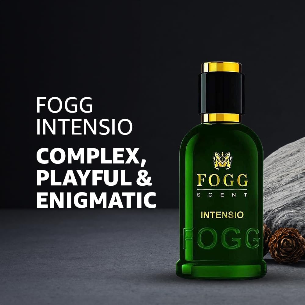 Fogg Scent Intensio Eau de Parfum for Men | Long-Lasting Men’s Fragrance | Fresh & Intense Scent with Mandarin, Lemon & Neroli Notes | Gift-Ready Cologne