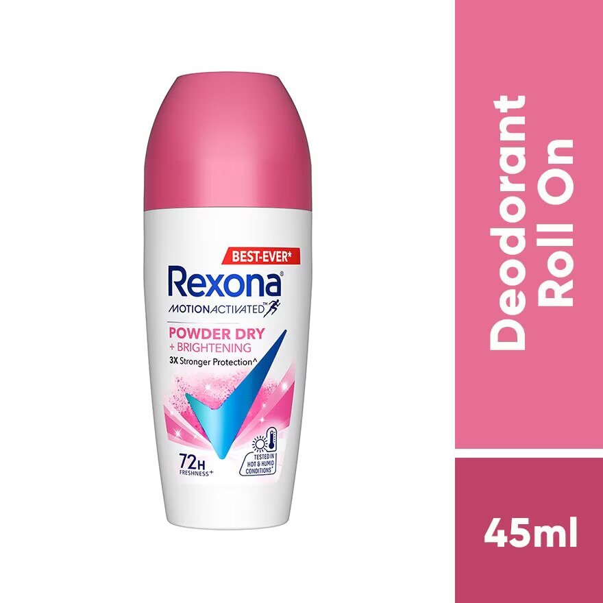 Rexona – Power Dry Brightening Deodorants Dry Roll On For Women – 45ml
