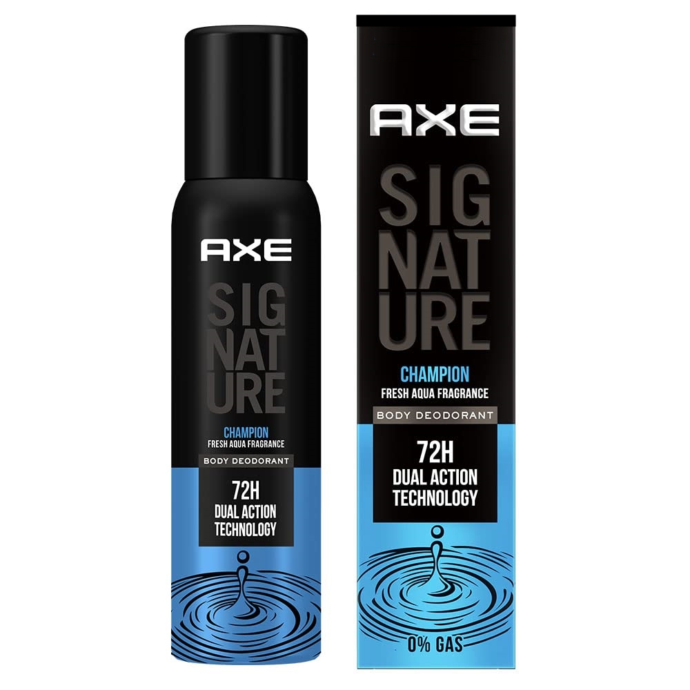Ax Signature Champion Long Lasting No Gas Body Deodorant For Men – 122ml