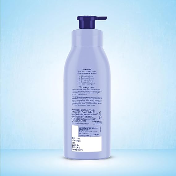 Nivea BODY ESSENTIALS SHEA SMOOTH LOTION – 400Ml