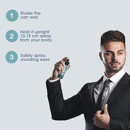 Wild Stone – Code Steel No Gas Body Perfume For Men, Long Lasting Masculine Fragrance – 120ml