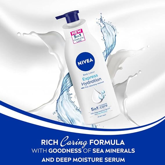 Nivea EXPRESS HYDRATION BODY LOTION - 400Ml - Image 4
