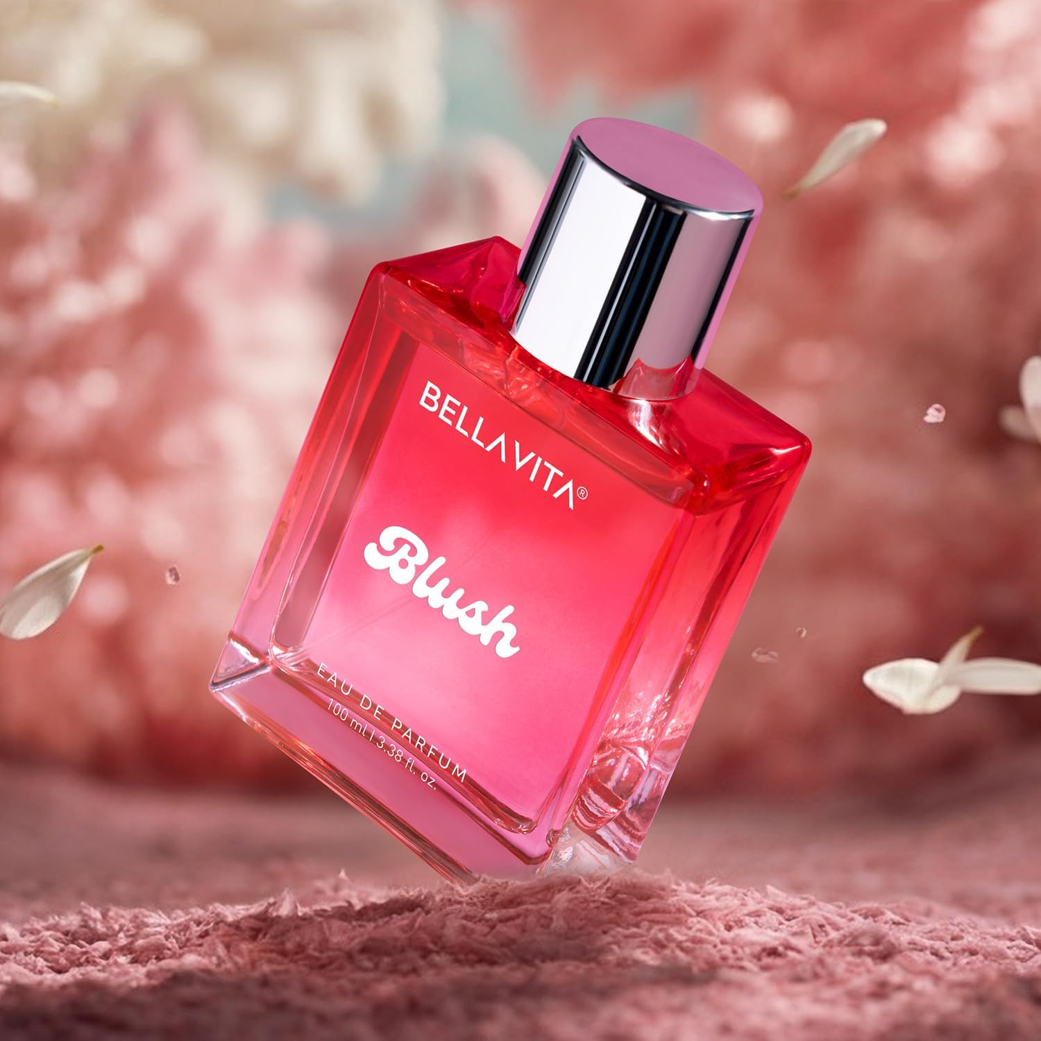 BELLAVITA Blush EDP 100ml | Long Lasting Perfume for Woman | Red Fruits, Moss, Vanilla and Sandalwood | Musky, Fruity and Woody Fragrance Perfume for Women