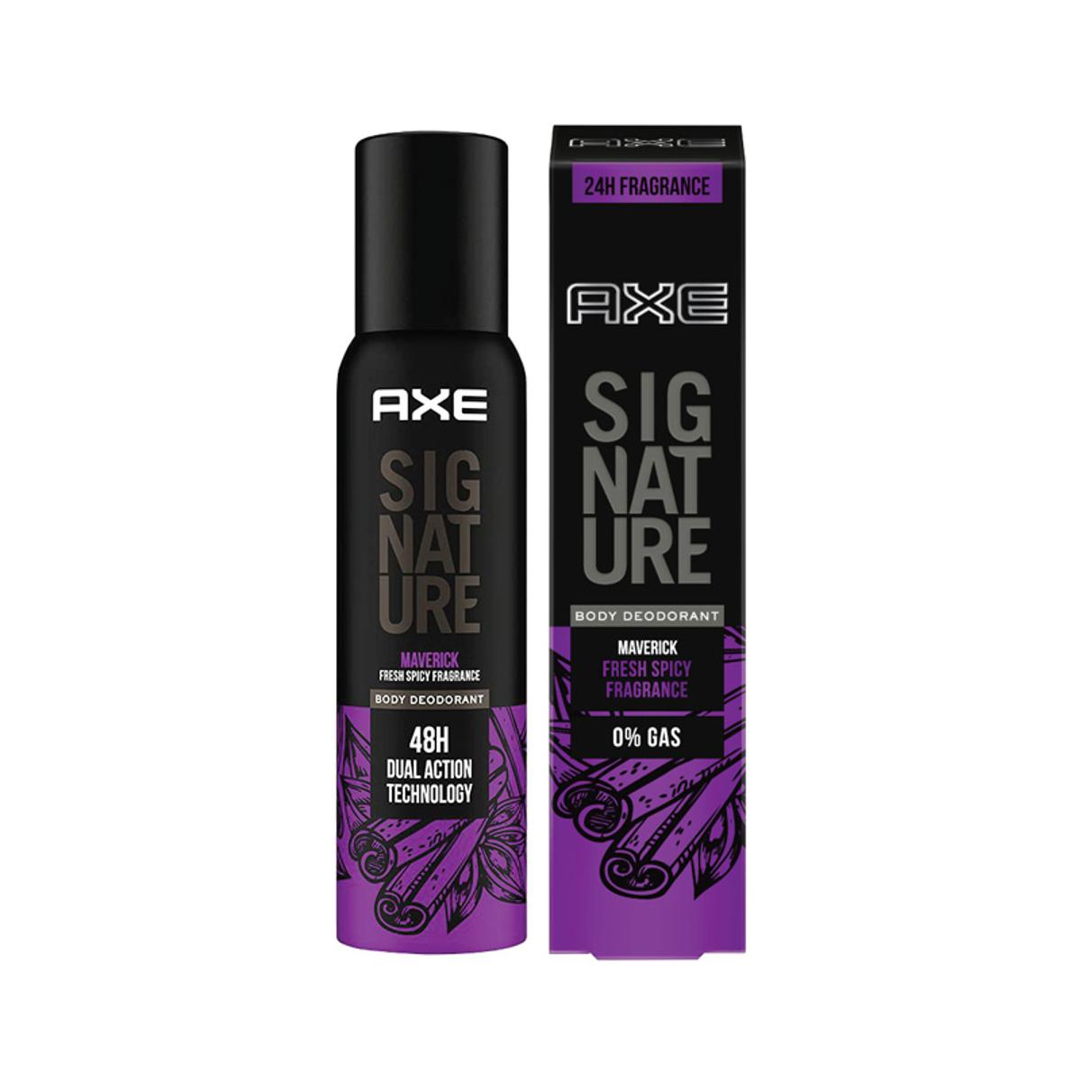 Ax Signature Maverick No Gas Body Spray For Men – 122ml