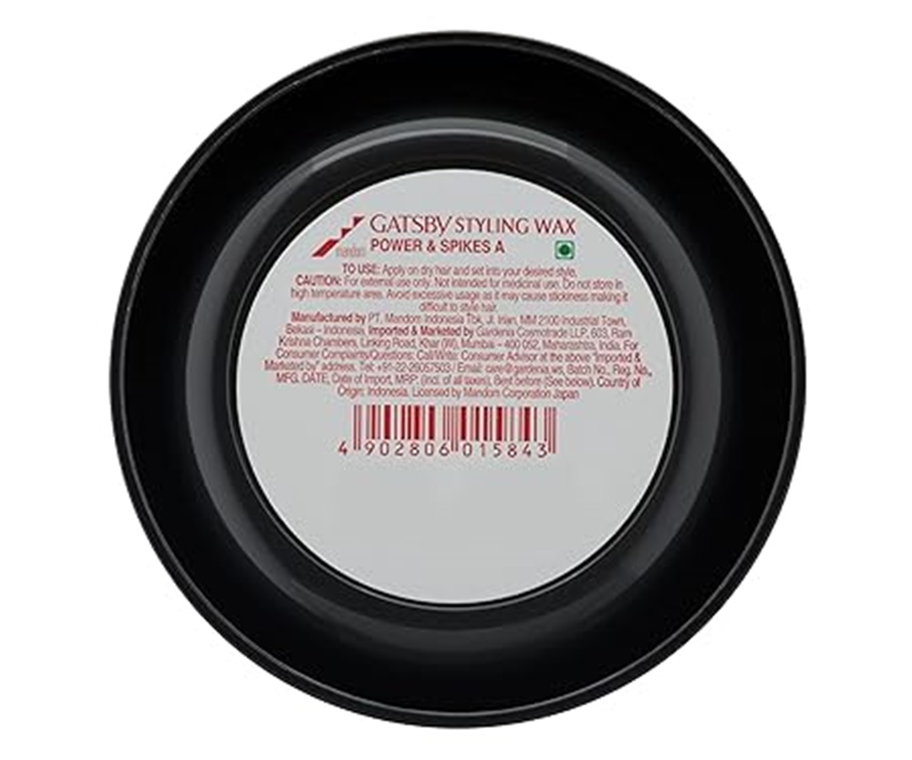 Gatsby Hair Styling Wax – Power & Spikes 75gm