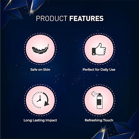 ENVY Dark Deodorant Body Spray - 120ML | Long Lasting Deo for Men - Image 4