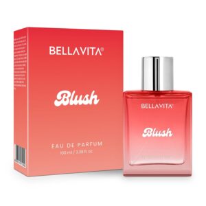 BELLAVITA Blush EDP 100ml | Long Lasting Perfume for Woman | Red Fruits, Moss, Vanilla and Sandalwood | Musky, Fruity and Woody Fragrance Perfume for Women