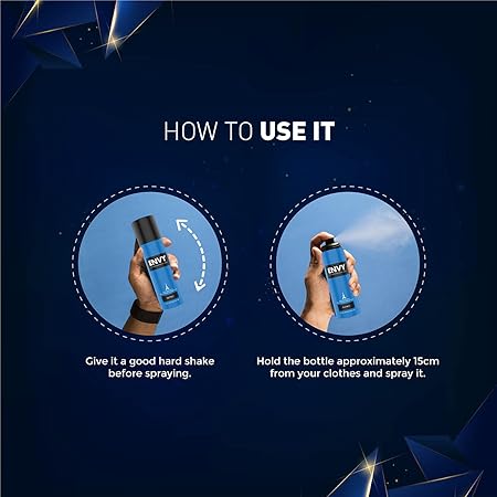 ENVY Dark Deodorant Body Spray - 120ML | Long Lasting Deo for Men - Image 5