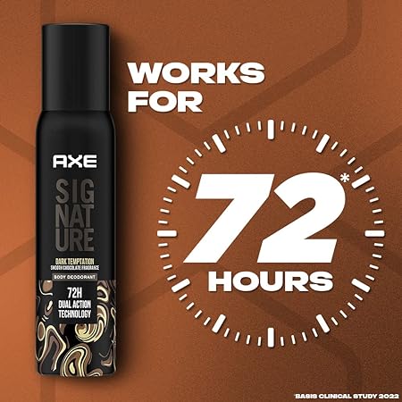 Ax Signature Dark Temptation Long Lasting No Gas Body Deodorant For Men - 122ml - Image 3