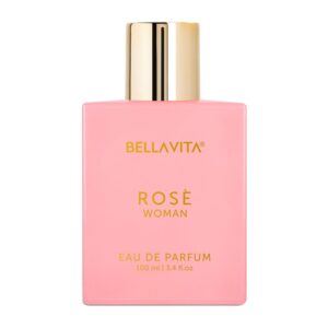 Bella Vita Luxury Rose Woman Eau De Parfum Perfume for Women with Black Currant, Vanilla, Jasmine|Floral & Sweet EDP Long Lasting Fragrance Scent