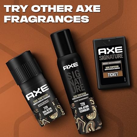 Ax Signature Dark Temptation Long Lasting No Gas Body Deodorant For Men - 122ml - Image 5