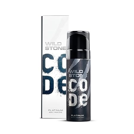 Wild Stone – Code Platinum No Gas Body Perfume For Men, Long Lasting Intense Fragrance, 120ml