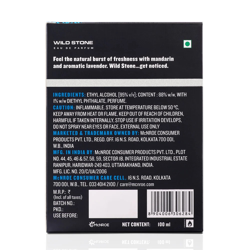 Wild Stone – Hydra Energy Premium Perfume for Men, Long Lasting Eau De Parfum|Luxury Fragrances