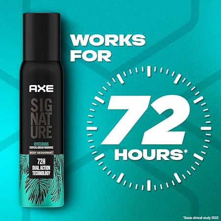 Ax Signature Mysteious Long Lasting No Gas Body Deodorant For Men - 122ml - Image 4