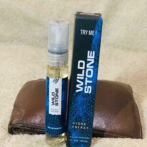 Wild Stone Hydra Energy Long Lasting Perfume for Men, 10ml, A Sensory Treat for Casual Encounters, Blend of Masculine Fragrances