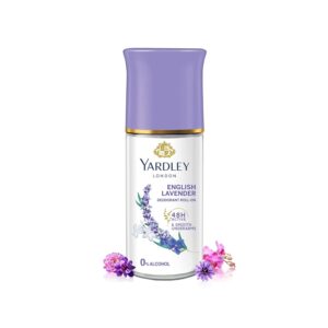 Yardley London English Lavender Anti Perspirant Deodorant Roll On For Women, Floral, 50ml