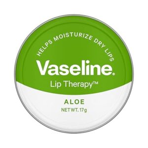 Vaseline Lip Tins Aloe|| 17g | Infused with Aloe Extracts for Lip Hydration & Natural Shine