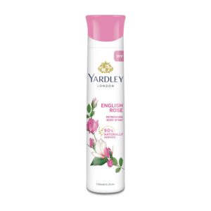 Yardley London English Rose Refreshing Deodorant Body Spray For Women, 150ml