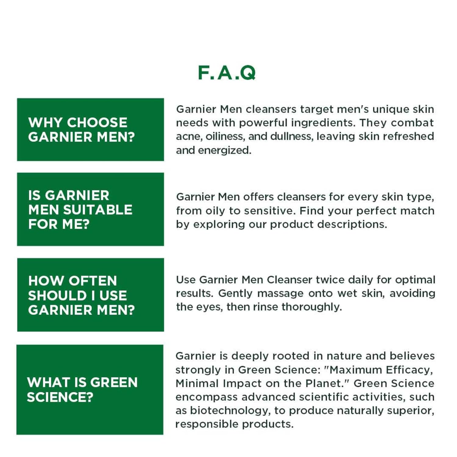 Garnier Men, Anti-Pimple Face Wash, Repairs Skin & Balances Oils, AcnoFight - Image 4