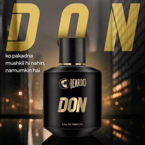 Beardo Don Perfume for Men, 100ml | With Melon, Jasmin, Vannila Intense Fresh | Strong Long Lasting Mens Perfume | EAU DE PARFUM Men | Gift for husband | Gift for boyfriend | Gift for Men