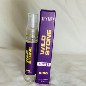 Wild Stone King Perfume for Men, 10ml| Luxury Eau De Parfum | Long-Lasting Fragrance | Best Gift for Him l Premium Perfume for Men l Infused with Woody & Oriental Notes