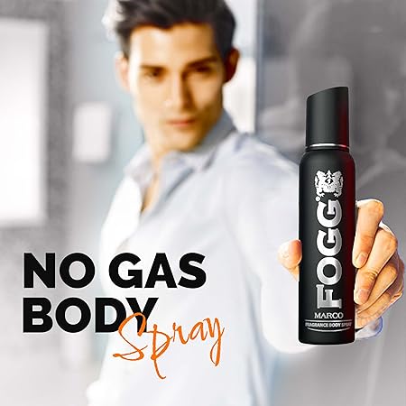 Fogg Marco No Gas Deodorant for Men, Long Lasting Perfume Body Spray - 150ml - Image 2