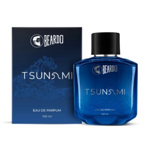 BEARDO Tsunami Perfume For Men, 100Ml | Marine, Aromatic- Aquatic Perfume For Men Long Lasting Perfume For Date Night Fragrance | Body Spray For Men | Valentines Day Gift For Husband | Boyfriend