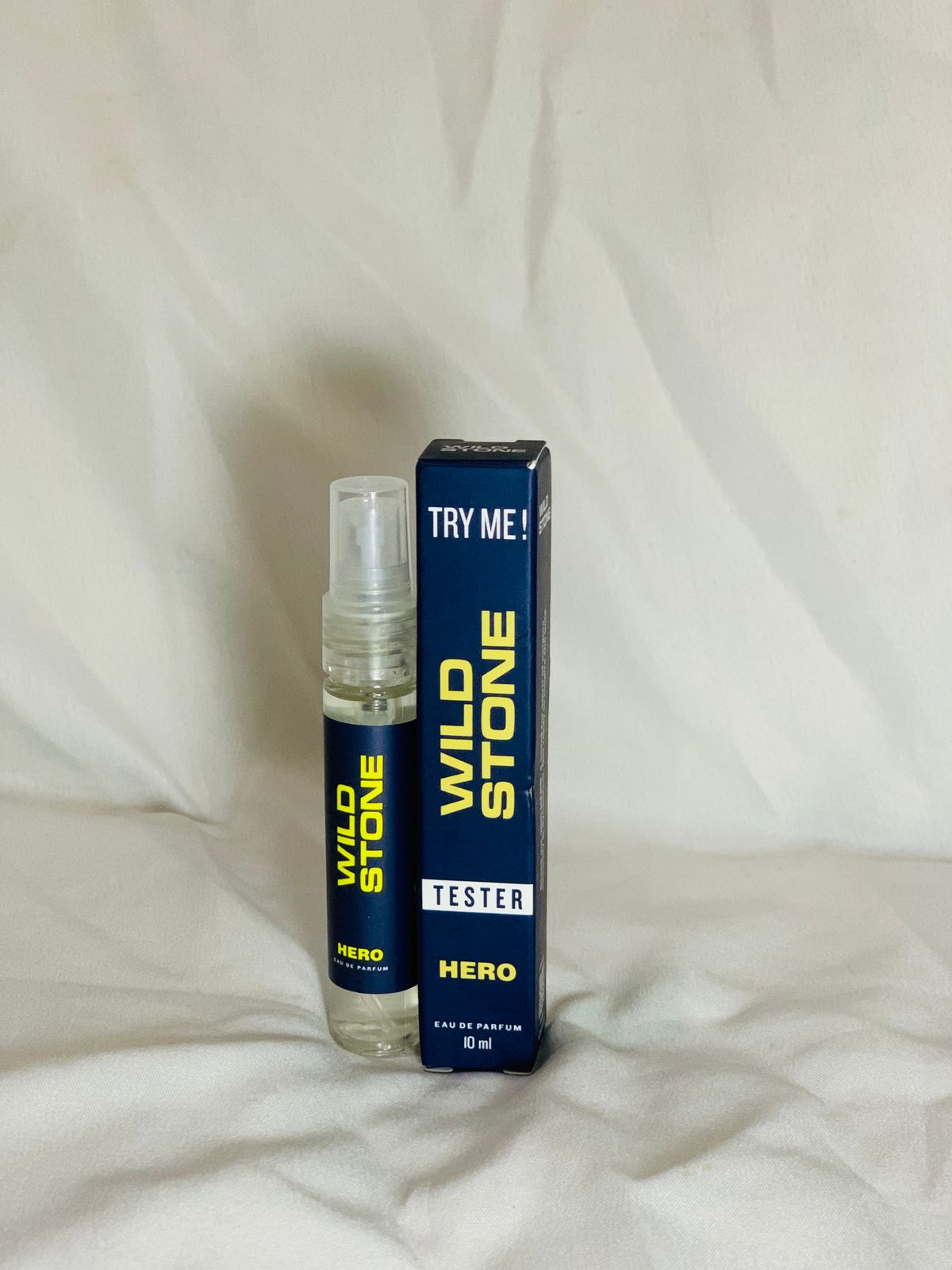 Wild Stone Hero Perfume for Men, 10ml| Luxury Eau De Parfum | Long-Lasting Fragrance | Best Gift for Him l Premium Perfume for Men l Infused with Aromatic & Marine Notes