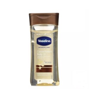 Vaseline Intensive Care Cocoa Radiant For Glowing Skin Body Gel Oil Body Oil Made with 100% Pure Cocoa Butter + Replenishing Oils - 200ml
